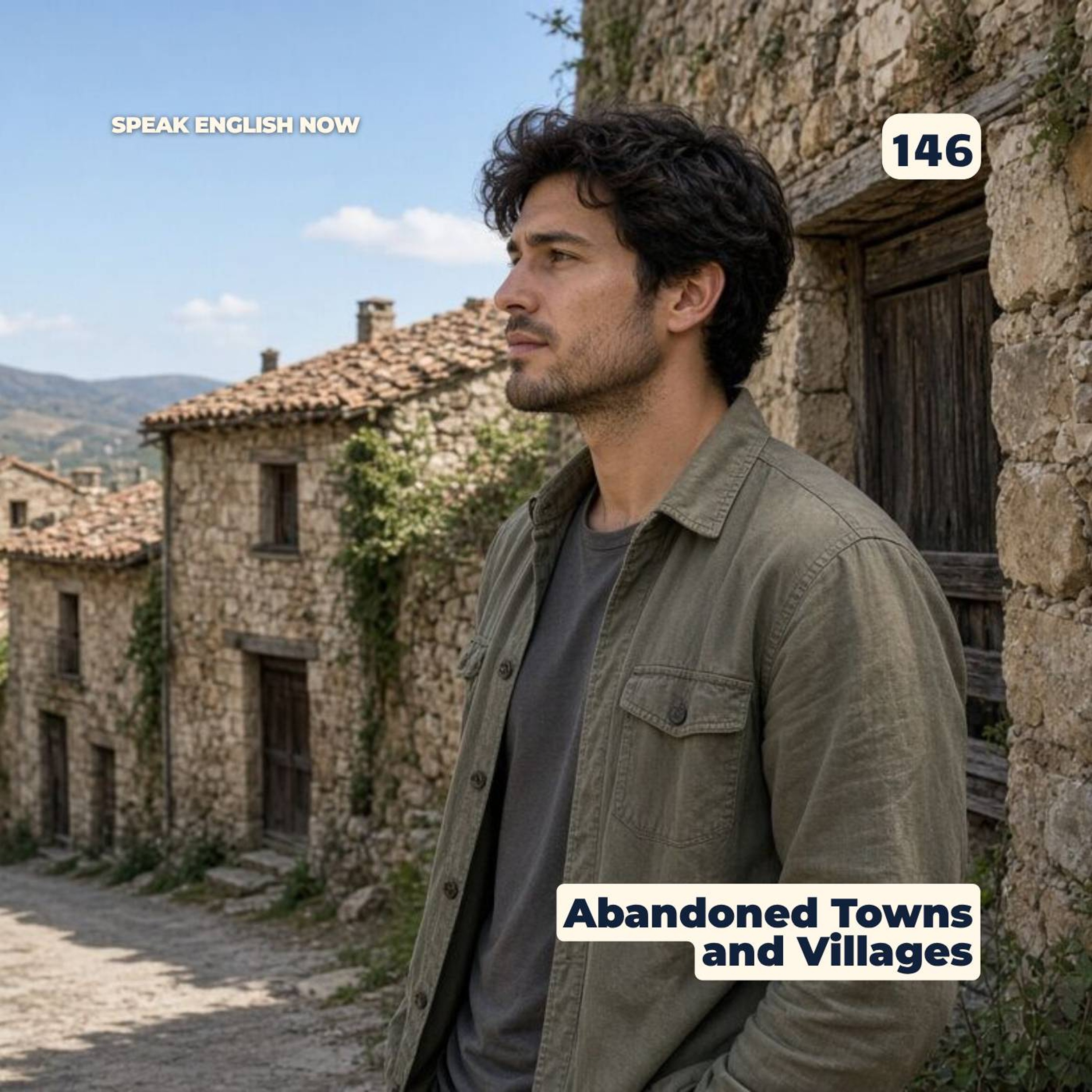 #146 Abandoned Towns and Villages in English ESL episode artwork