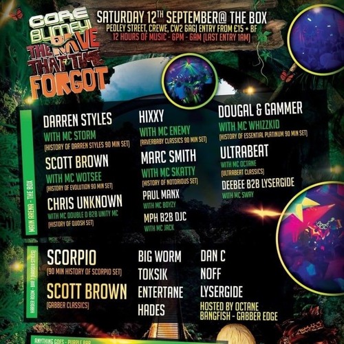 Scott Brown @ Coreblimey - The Rave that Time Forgot (12/09/2015)