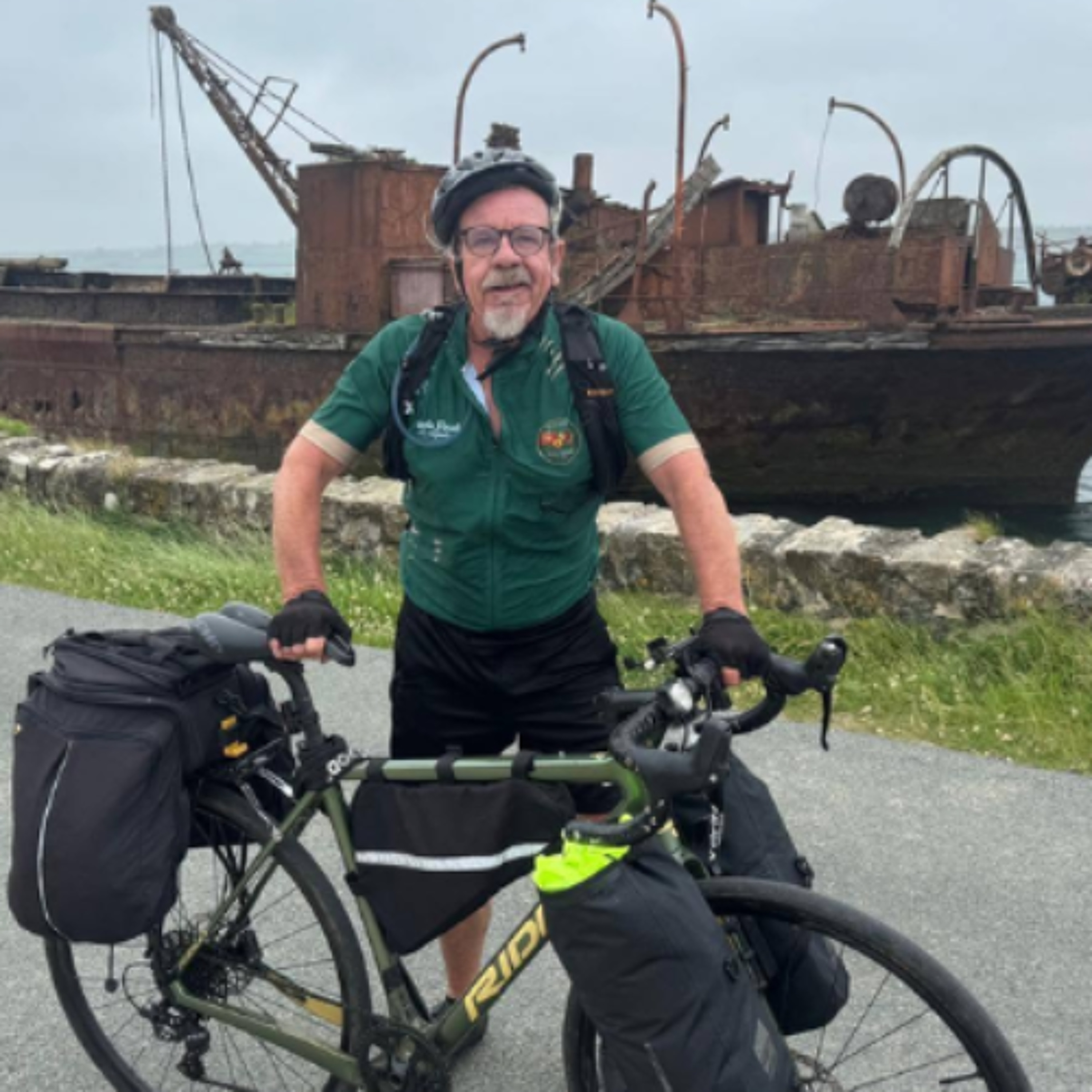 Essex Cyclist Arrives In Clare On 2,200-Mile Charity Cycle episode artwork