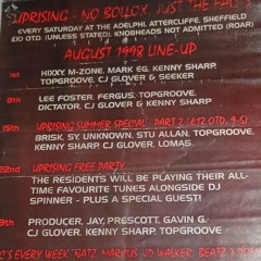 Topgroove b2b Kenny Sharp Mc’s JD Walker,Marcus,Domer & Beatz - Uprising - 22-8-98