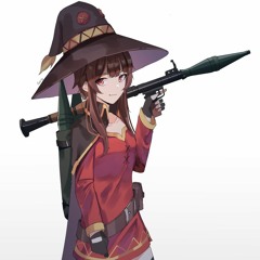 ROCKET LAUNCHER - a megumin with a ROCKET LANUCGR COVERFDKHFJKLJFH