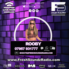 30/10/2024 ROOBY'S HOUSE live on Fresh Soundz Radio