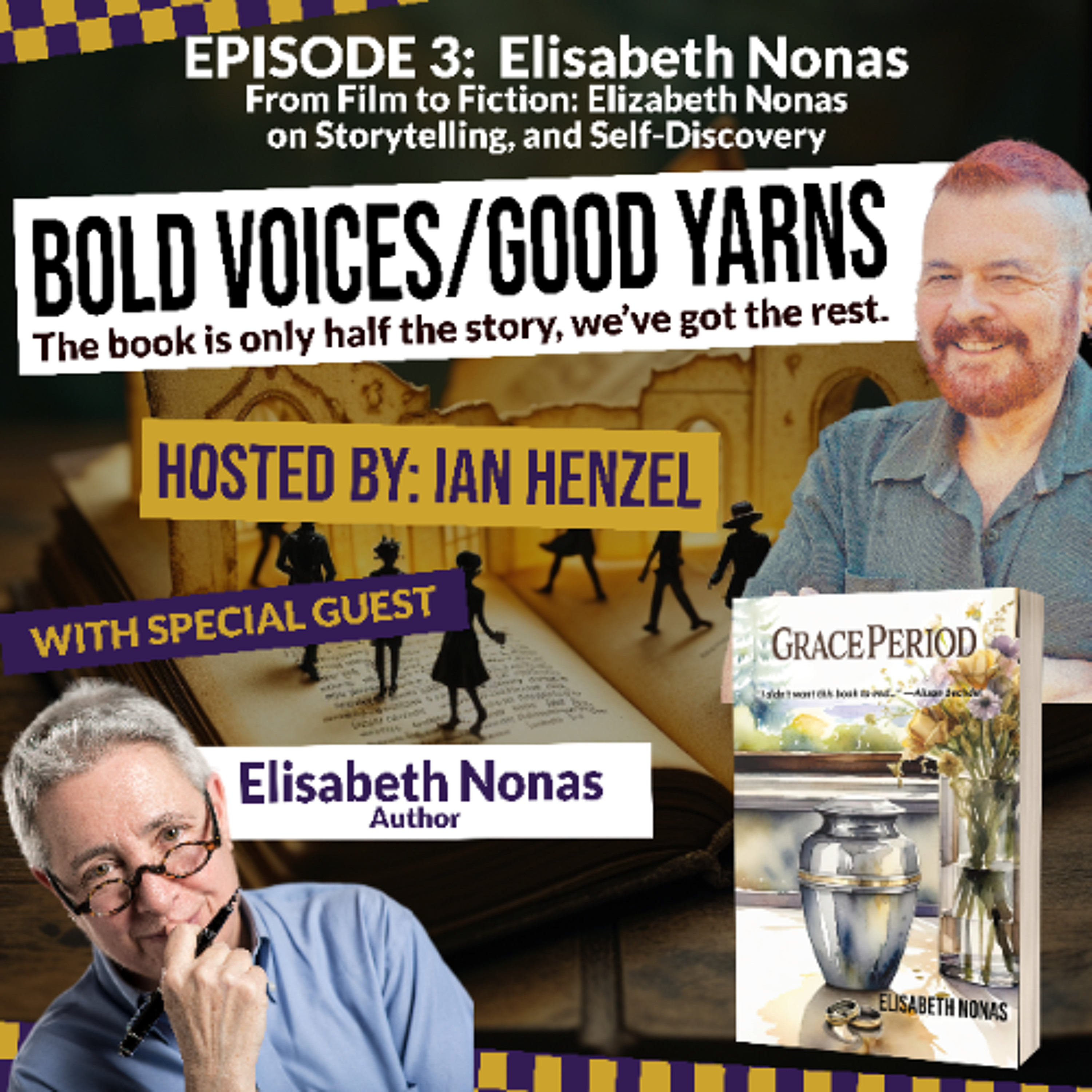 cover of episode Elisabeth Nonas Ep3 - From Film to Fiction - Elizabeth Nonas on Storytelling and Self-Discovery