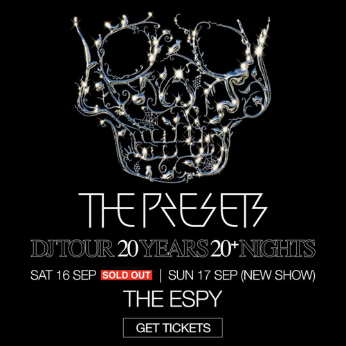Matt Radovich DJing at The Presets DJ Tour Show 1 at The Espy Saturday the 16th Sept 2023
