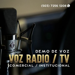 Voz para Radio / TV (comercial / institucional)