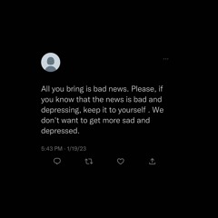 THE END OF THE WORLD AS WE KNOW IT