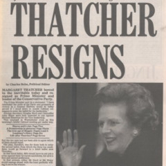 Thatcher Resignation from Shoeburyness Conservative Club (Essex Radio)