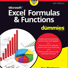 ACCESS KINDLE 🖋️ Excel Formulas & Functions For Dummies by  Ken Bluttman [EBOOK EPUB