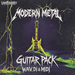Modern Metal Guitar Sample Pack (WAV, DI & MIDI) - Metalcore, Djent, Deathcore, Argent Metal