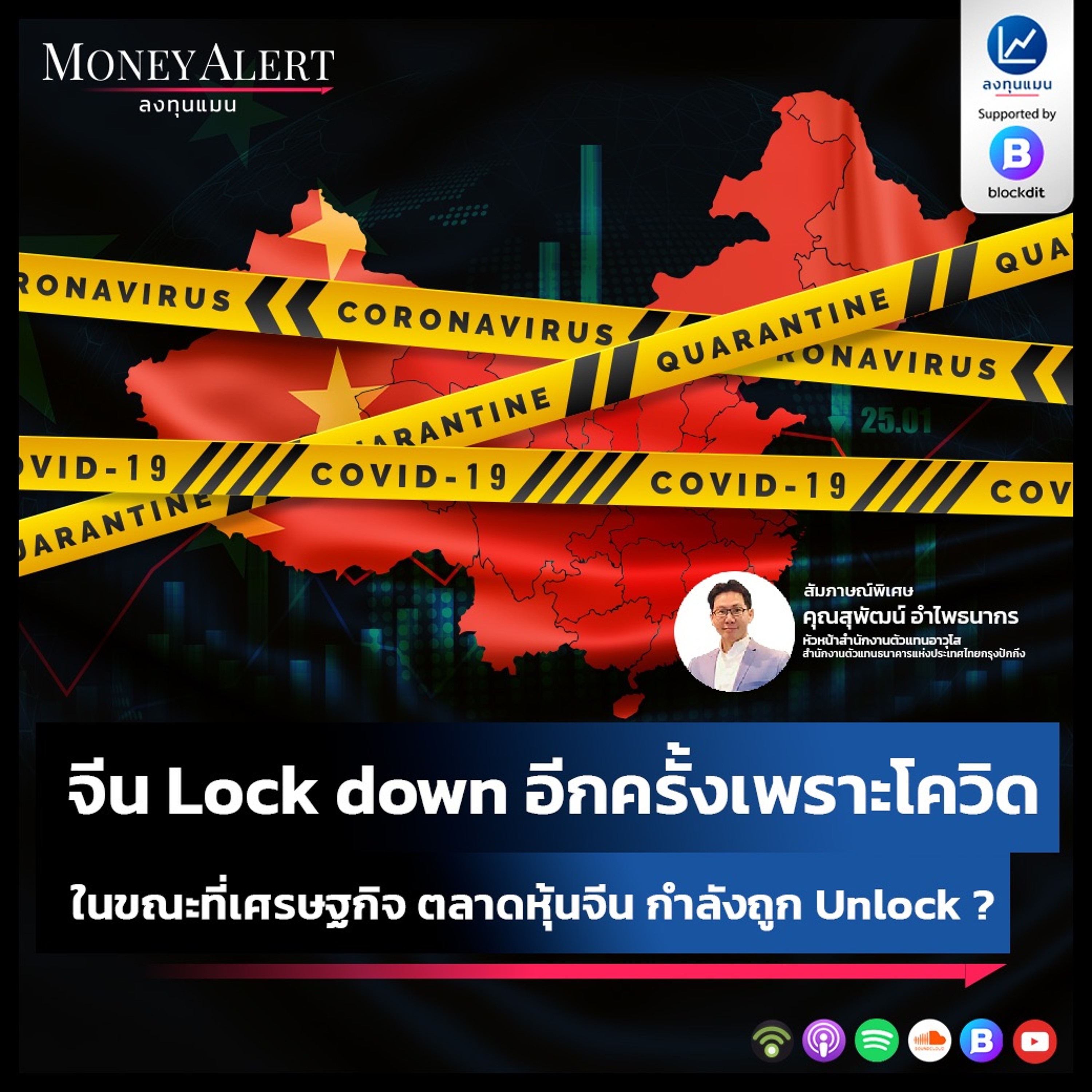 จีน Lock down อีกครั้งเพราะโควิด ในขณะที่เศรษฐกิจ ตลาดหุ้นจีน กำลังถูก Unlock ?