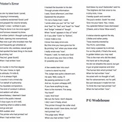 122 Printer's Error by P G Wodehouse