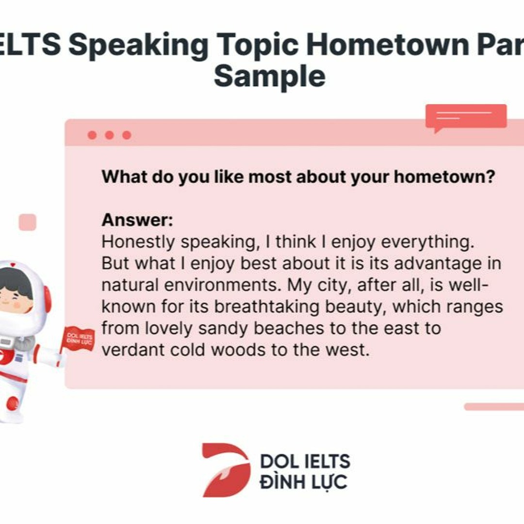 Stream Bài mẫu topic hometown trong IELTS Speaking Part 1 from ...
