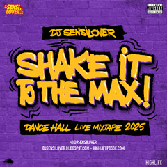 SHAKE IT TO THE MAX - NEW DANCEHALL LIVE MIXTAPE 2025 (DJSENSILOVER)