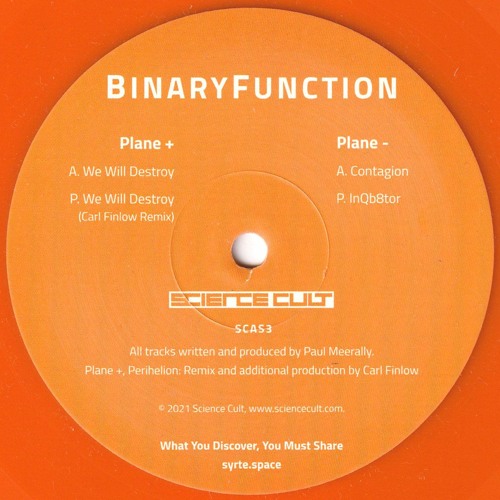BinaryFunction - 589.592 (Incl. Carl Finlow Remix) (SCAS3)