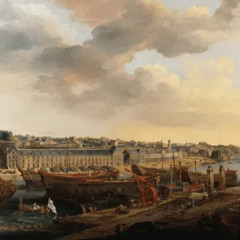 (5/5) Brest, à l'ancienne -  Louis-Nicolas Van Blarenberghe, Le port de Brest (des Capucins), 1776