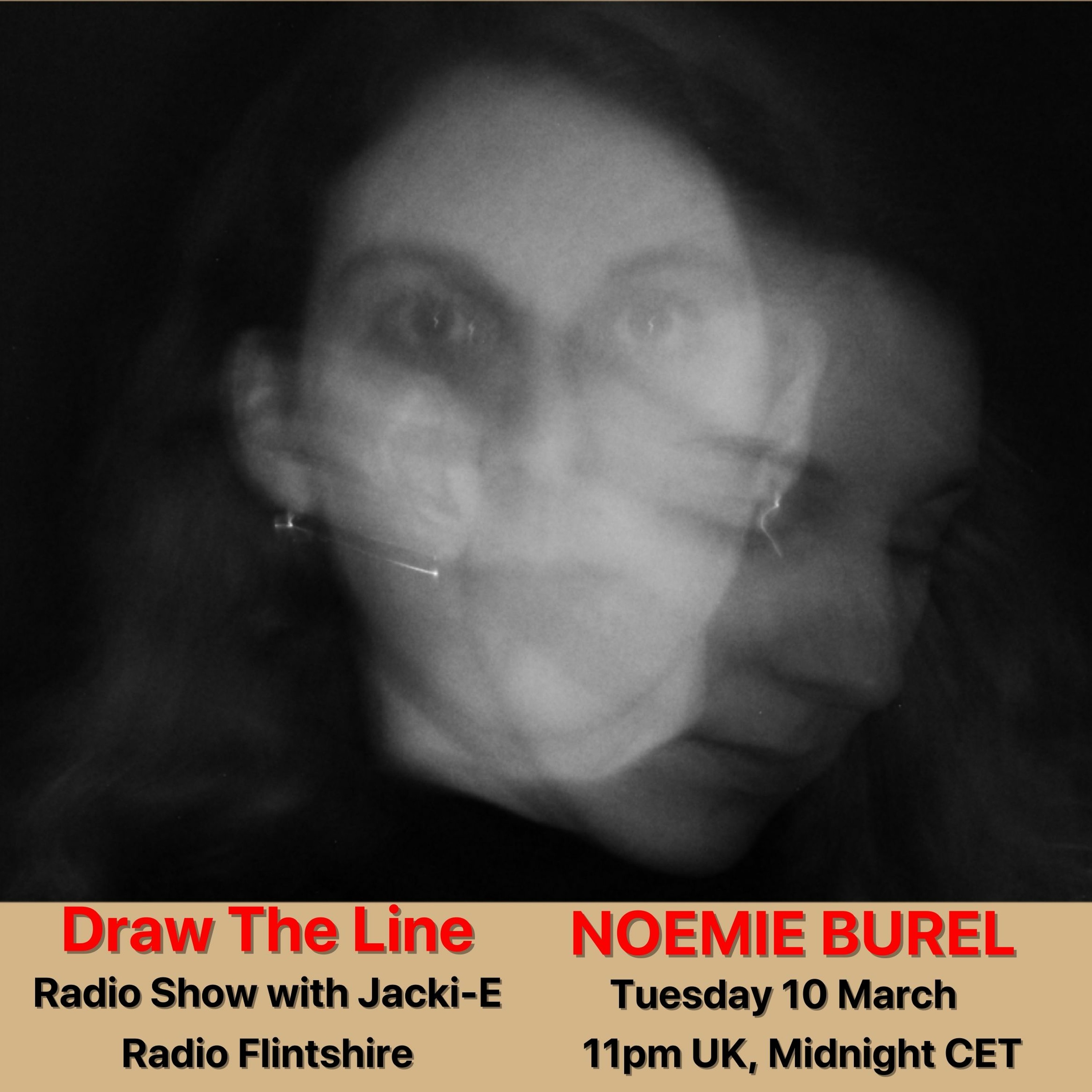 #091 Draw The Line Radio Show 10-03-2020 with guest mix 2nd hr by Noémie Burel episode artwork