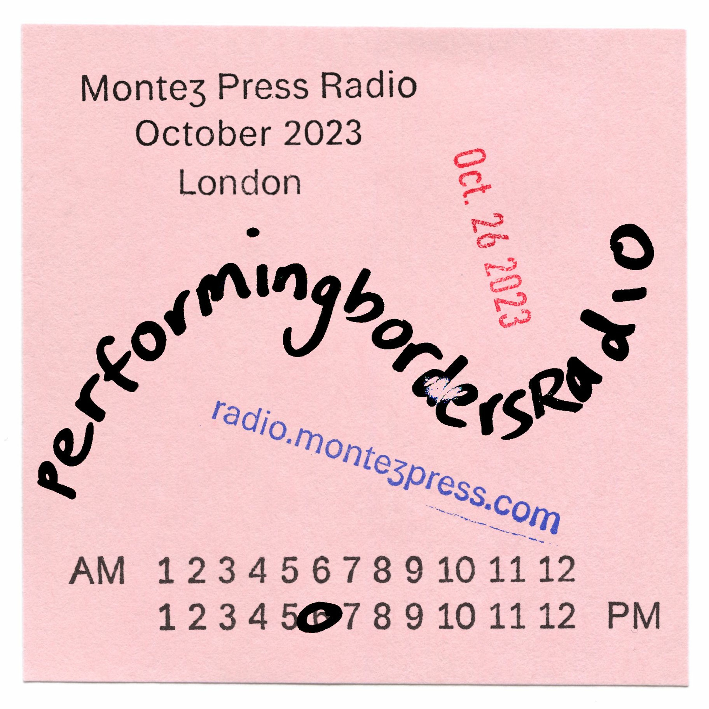 performingbordersRADIO: Episode 5: On Palestine | October 2023 episode artwork