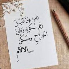 ناموا فإن الليل رغم سكونه - مكلوم