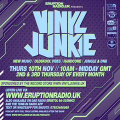 Episode 31 - Vinyl Junkie - Eruption Radio Podcast - 10/11/2022