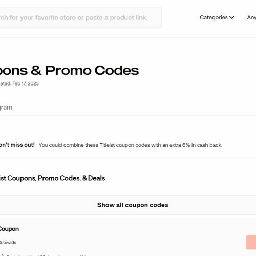 Coupons & Promo Codes