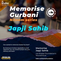 Memorise Gurbani Nitnem Series - Japji Sahib