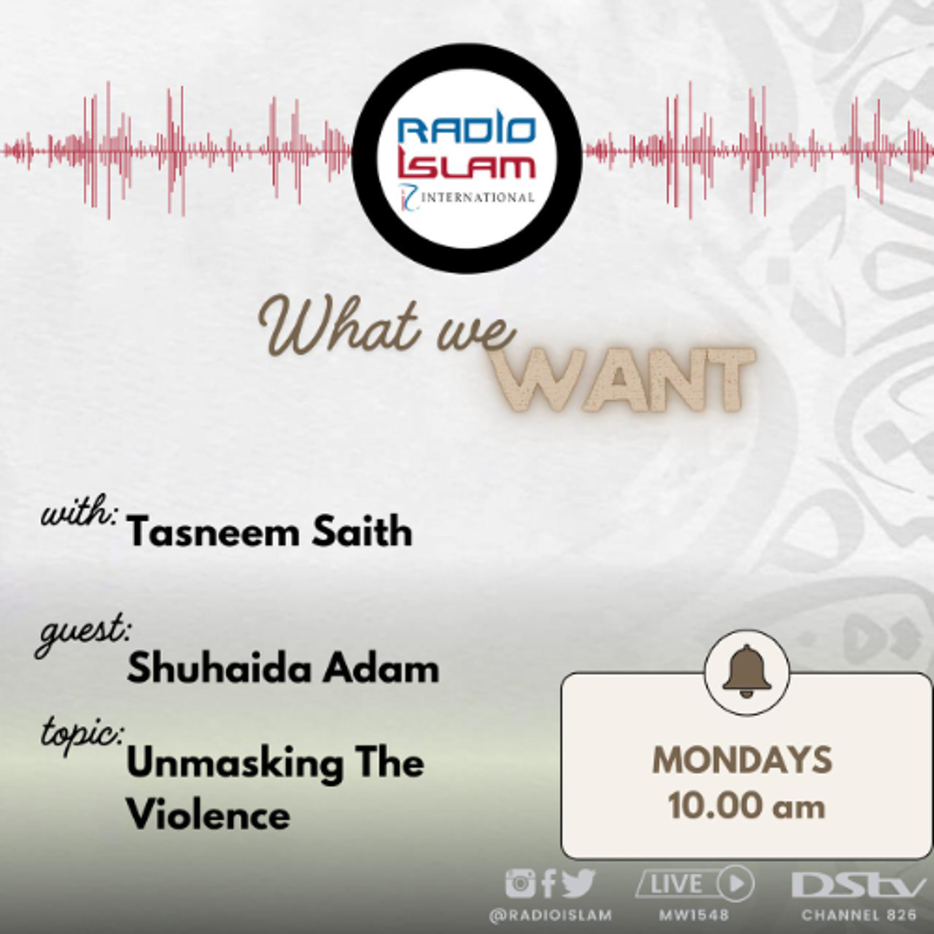 What We Want - Unmasking the Violence