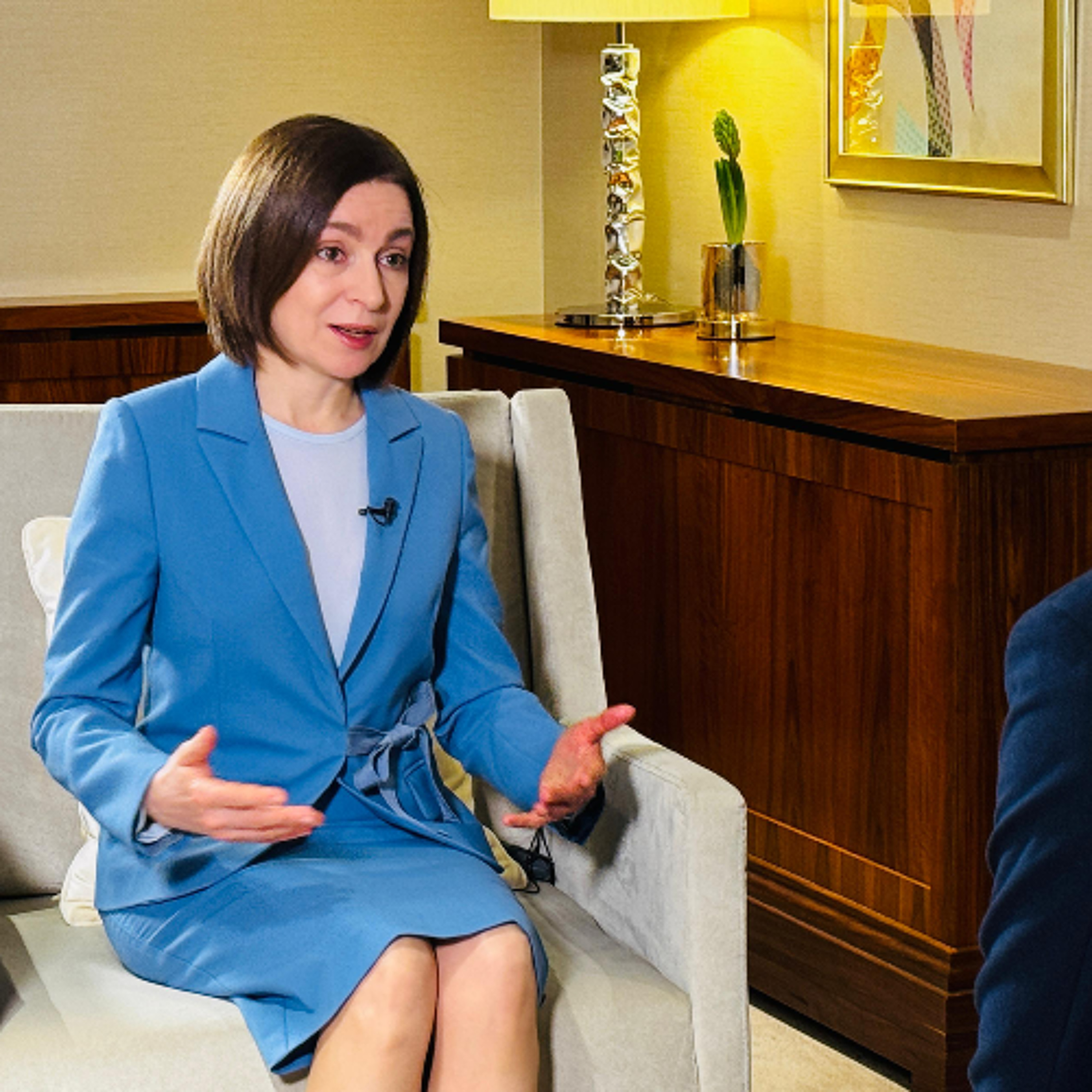 Moldovas prezidente: Mēs esam Ukrainas parādnieki par mieru Moldovā (ENG)