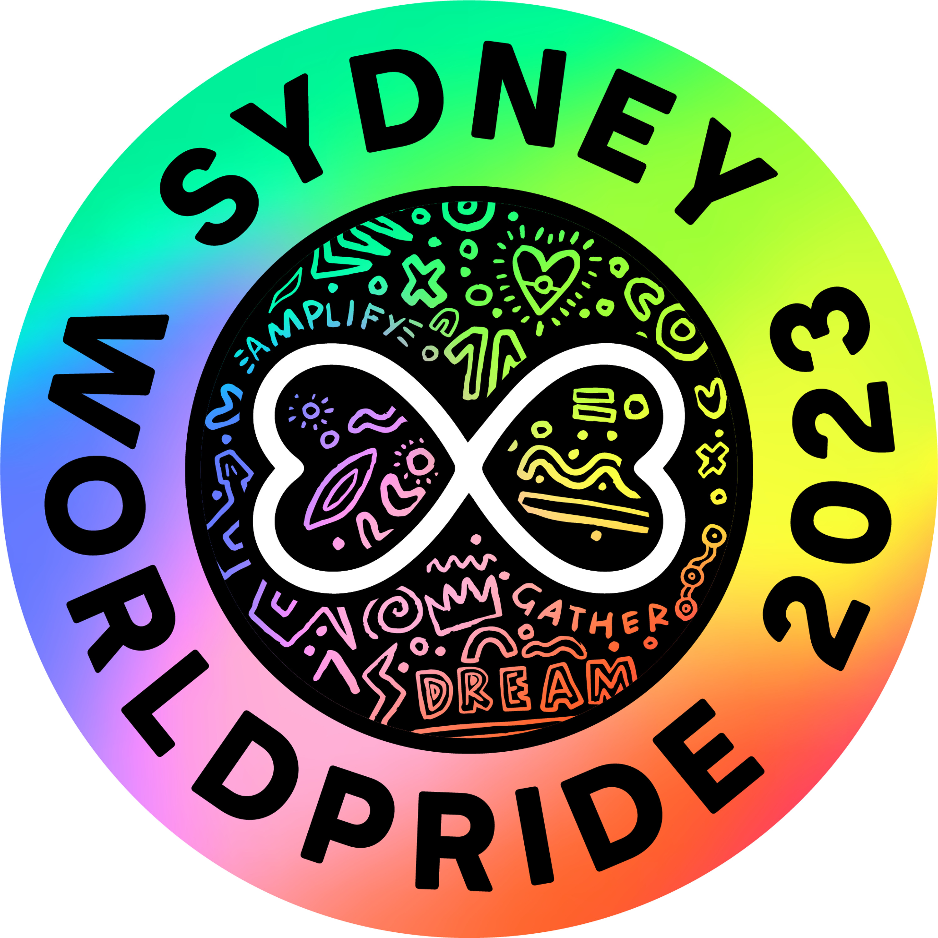Sydney World Pride 2023 episode artwork