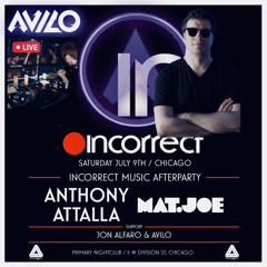 Live @ Primary Chicago (Direct Support for Mat.Joe & Anthony Atalla)