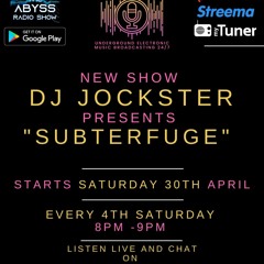 DJ Jockster presents 'SUBTERFUGE' (E7) Broadcast Date: (15th Oct 2022)
