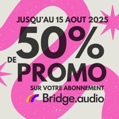 🎁 Code Promo BRIDGE AUDIO : 50% de réduction sur l'outil préféré des pros de la musique !