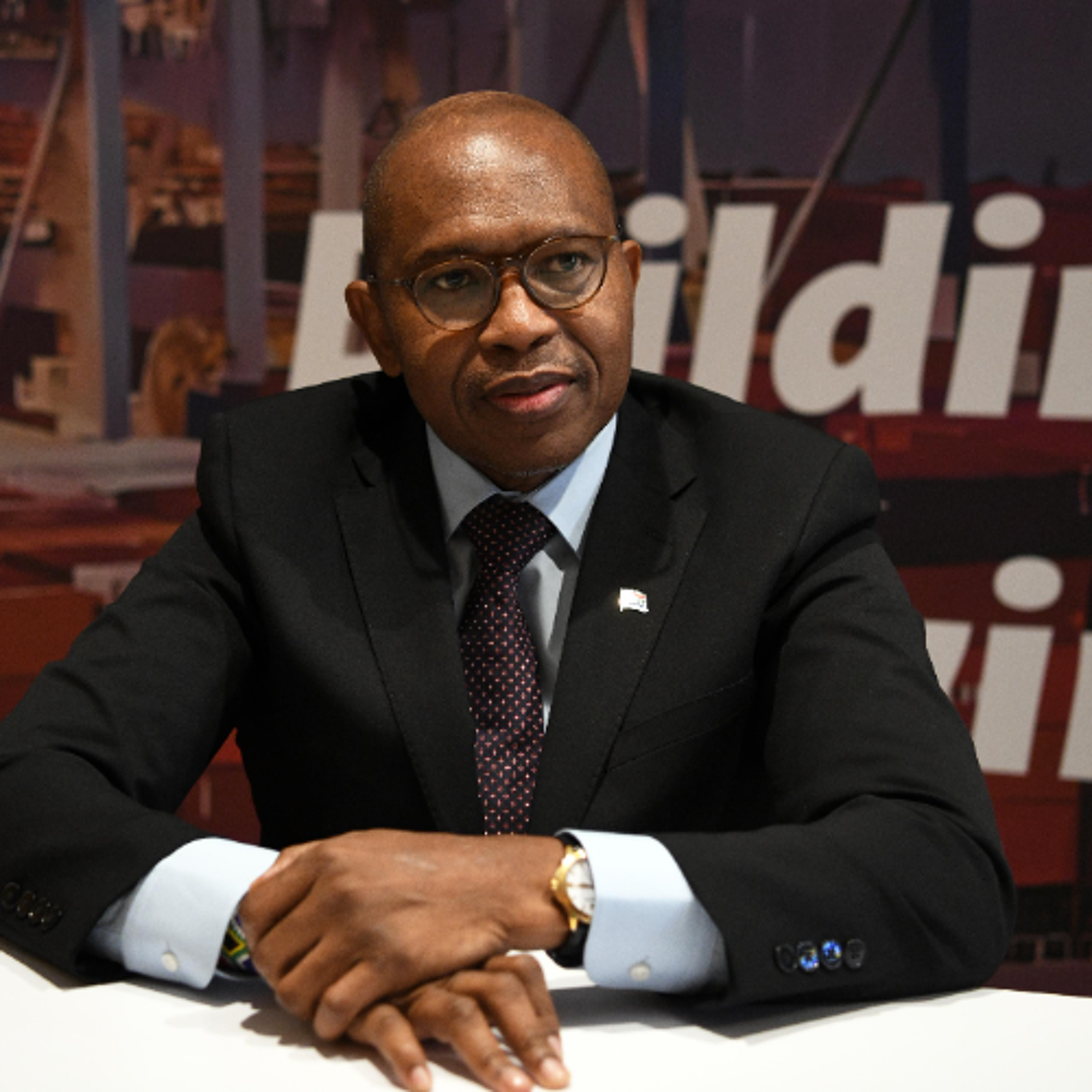 Ambassador Mxolisi Nkosi speaks on South Africa's participation in the World Economic Forum in Davos, Switzerland