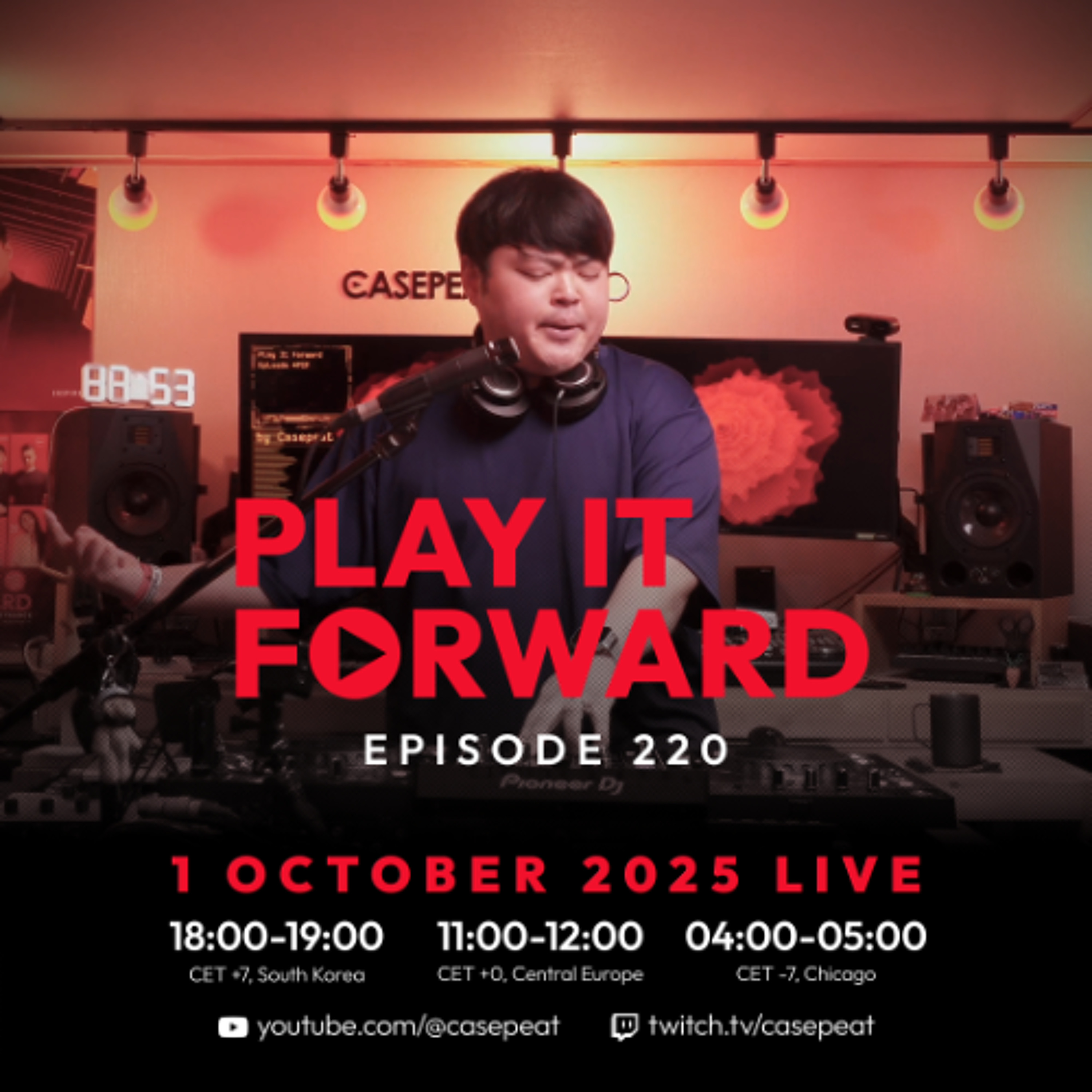 Play It Forward Ep. 220 [Trance & Progressive] by Casepeat - 10/01/25 LIVE episode artwork