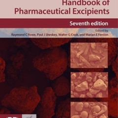 Get EPUB ✓ Handbook of Pharmaceutical Excipients by  Raymond C. Rowe,Paul J. Sheskey,