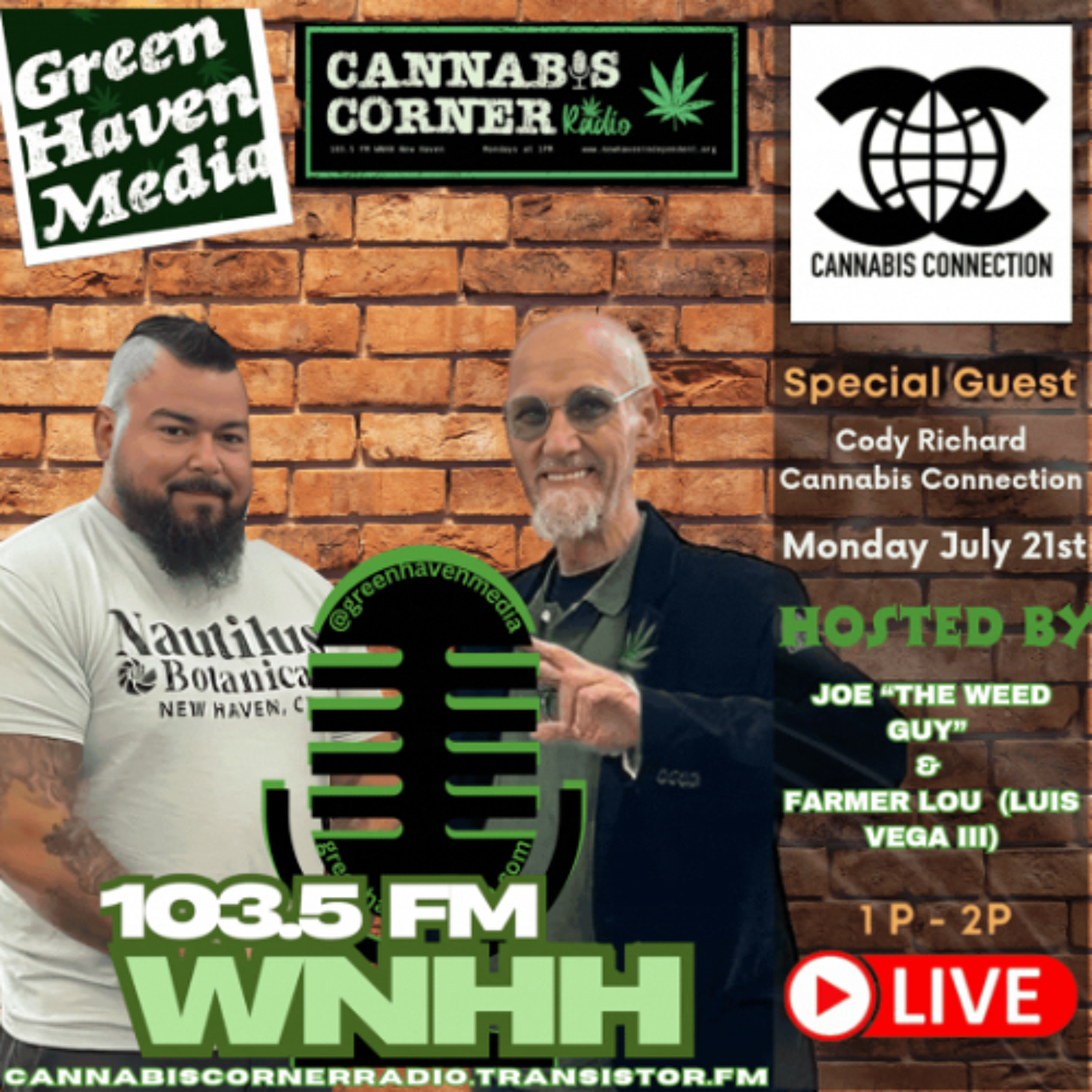 Cannabis Corner Radio: July 21, 2025 episode artwork