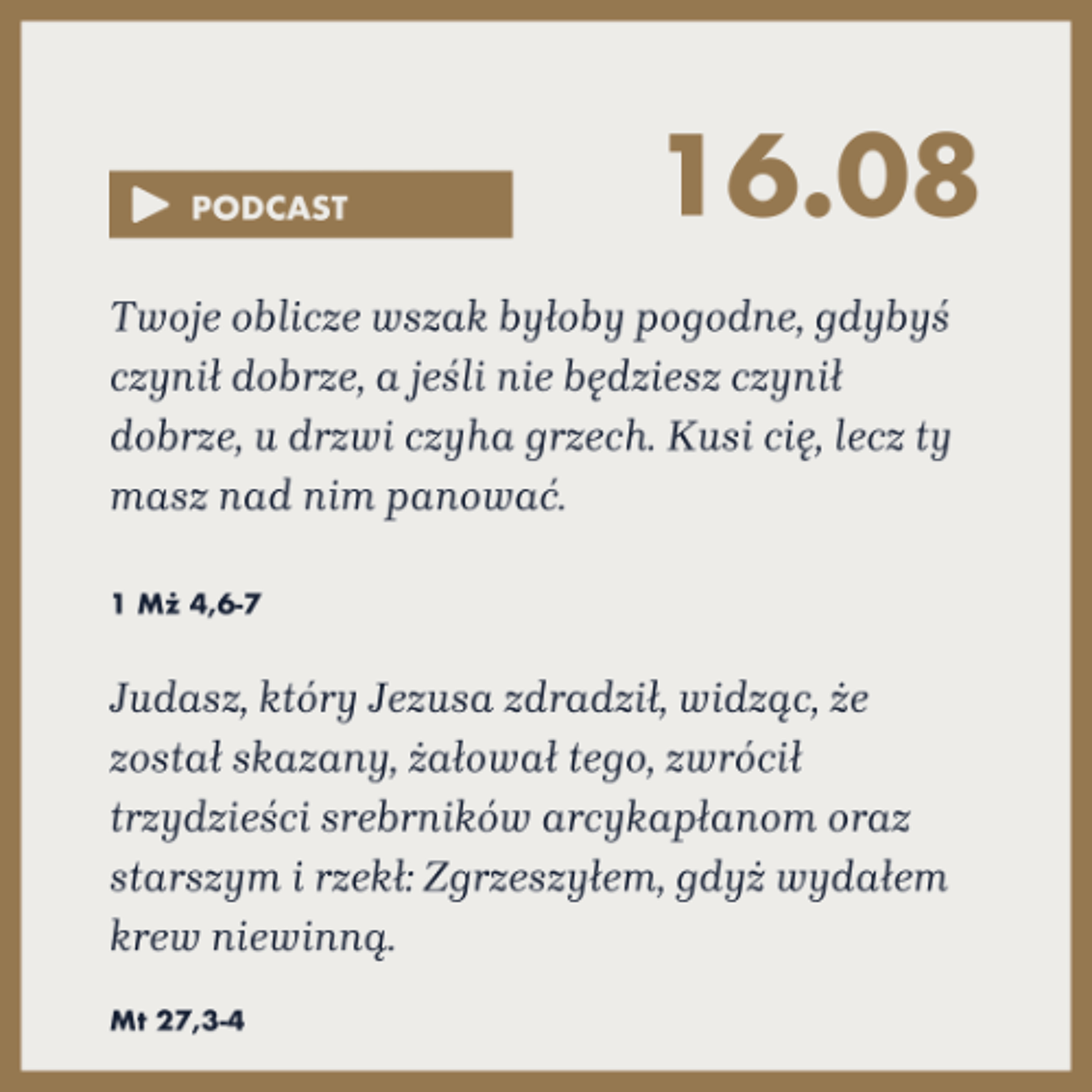 Poranek ze Słowem na 16 sierpnia 2025 episode artwork