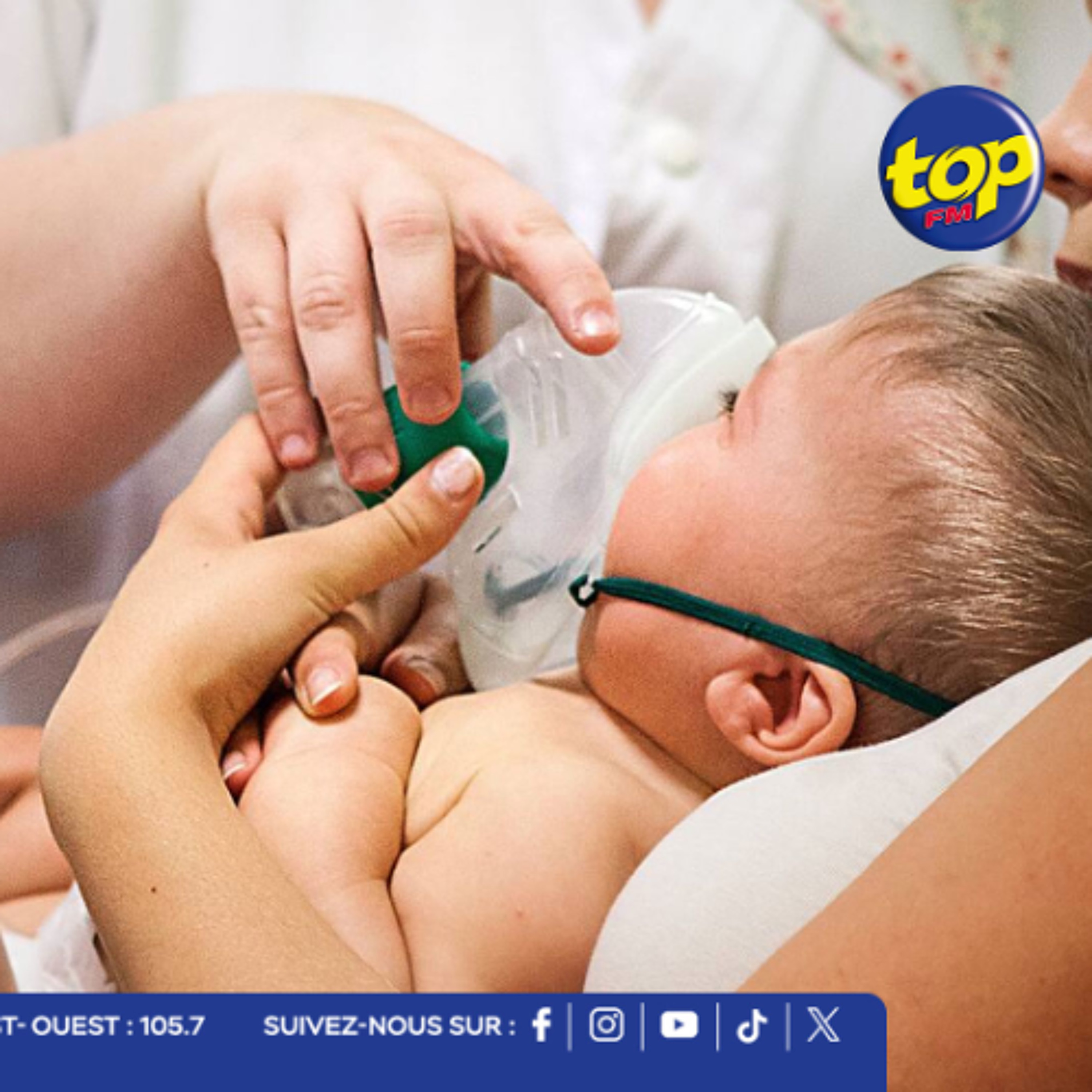 Bronchiolite : forte hausse chez les bébés dans l’océan Indien