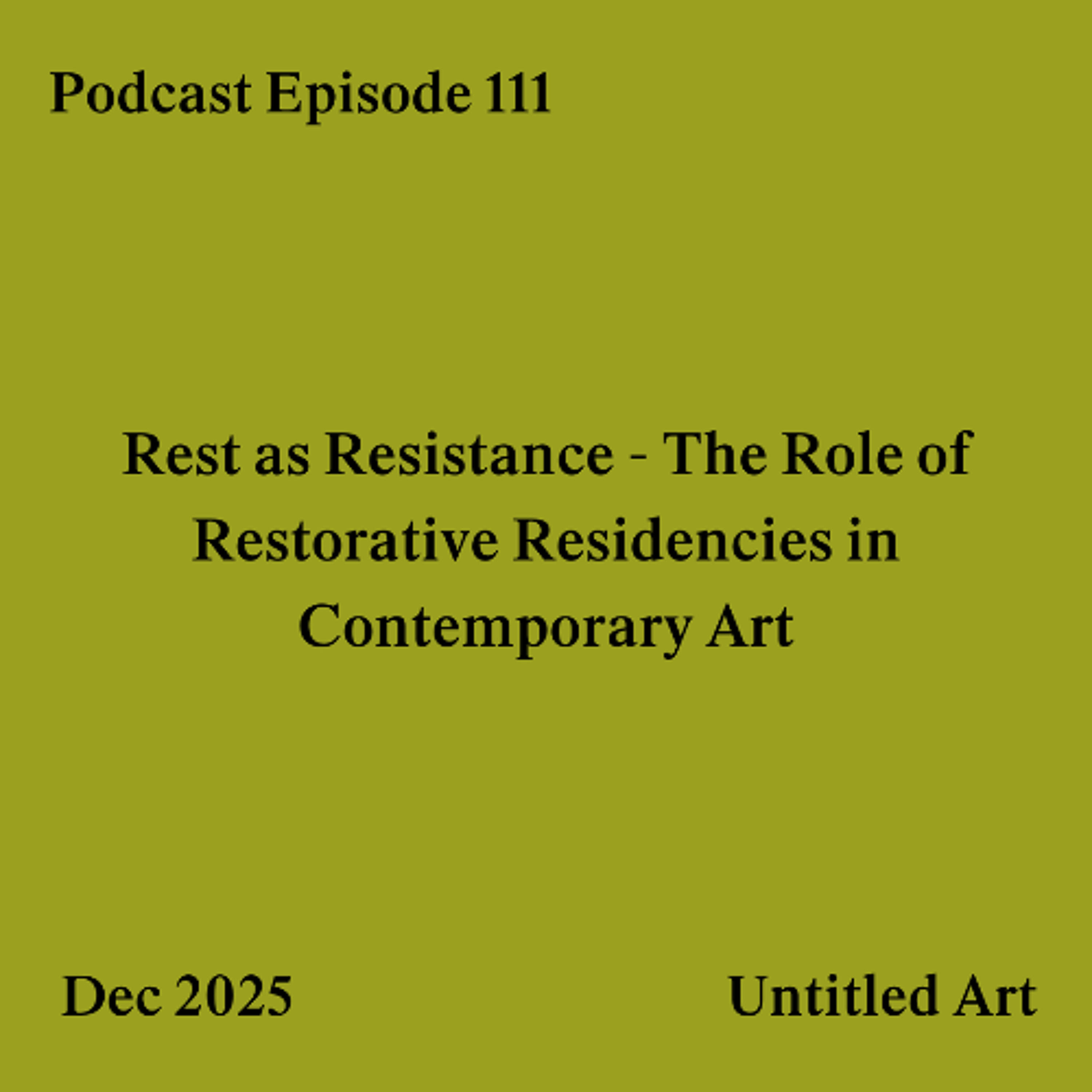 Untitled Art Podcast