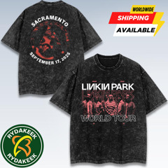 Linkin Park Sacramento 2025 Exclusive Washed Shirt