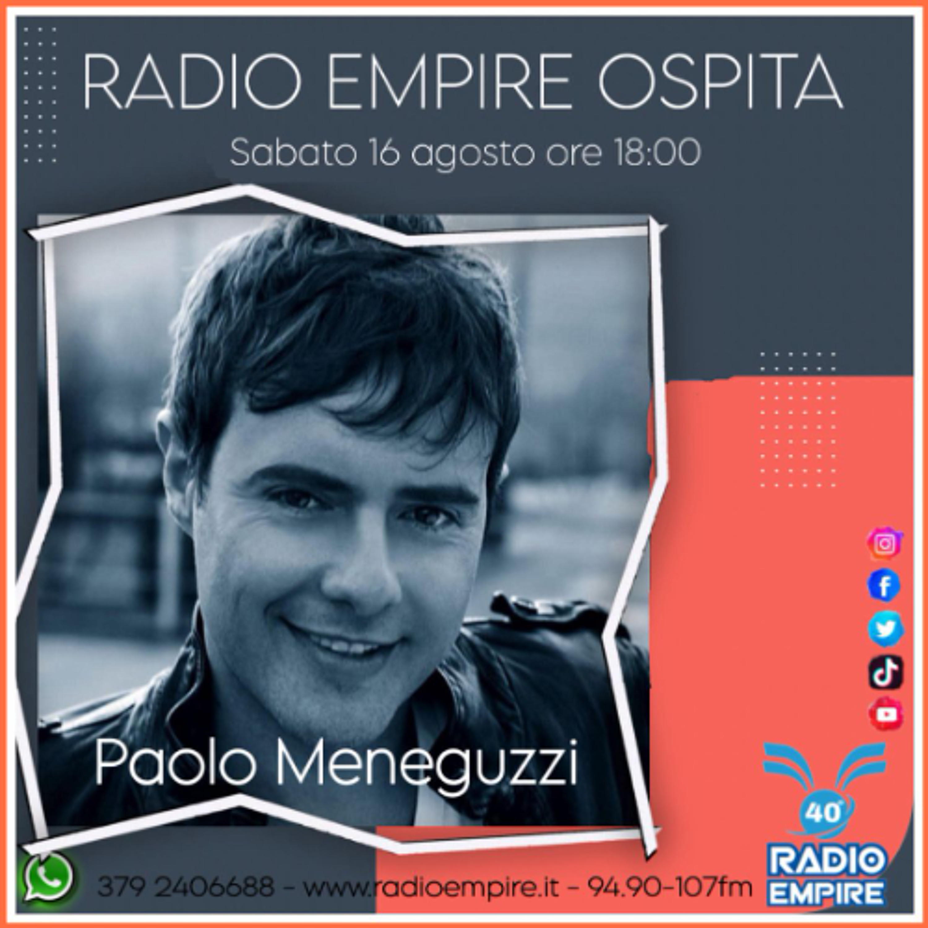 Radio Empire Ospita...Paolo Meneguzzi 16 Agosto 2025 episode artwork