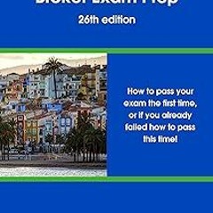 +Ebook= California Real Estate Broker Exam Prep - 26th edition: How to pass your exam the firs