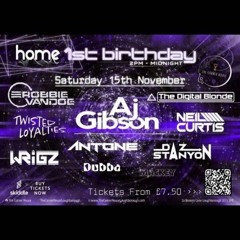 Home 1st Birthday warm up set