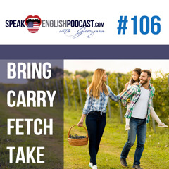 #106 The differences between Bring, Carry, Fetch, and Take
