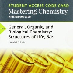 PDF✔Read❤ Mastering Chemistry with Pearson eText -- Standalone Access Card -