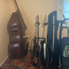 Slackin' in the downstairs attic