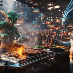 alien bbq