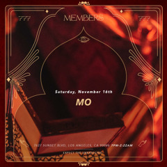 Live at Members (Los Angeles) (11.16.24)