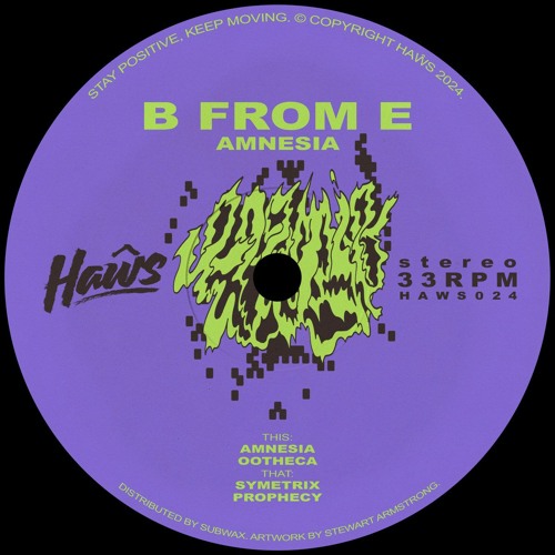 PREMIERE: B From E - Oothega [Haŵs]