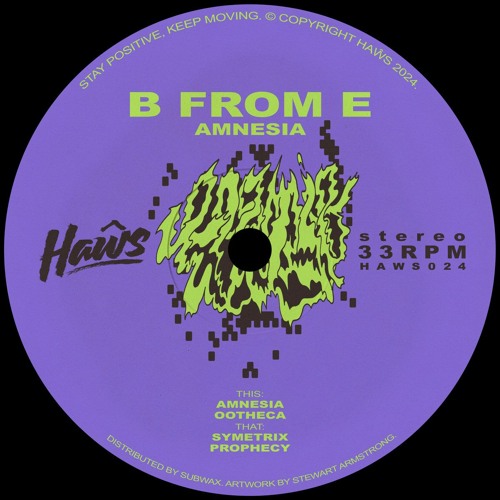 PREMIERE: B From E - Amnesia [Haŵs]