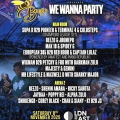 Beezo - we wanna party (promo mix) Saturday 8th November